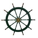 MONUMENTAL SHIP'S WHEEL