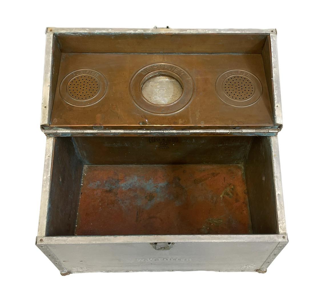 W.W. FULLER CAPTAIN'S HUMIDOR: 18"X12"X10"