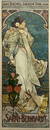 SARAH BERNHARDT FAREWELL TOUR - MUCHA POSTER