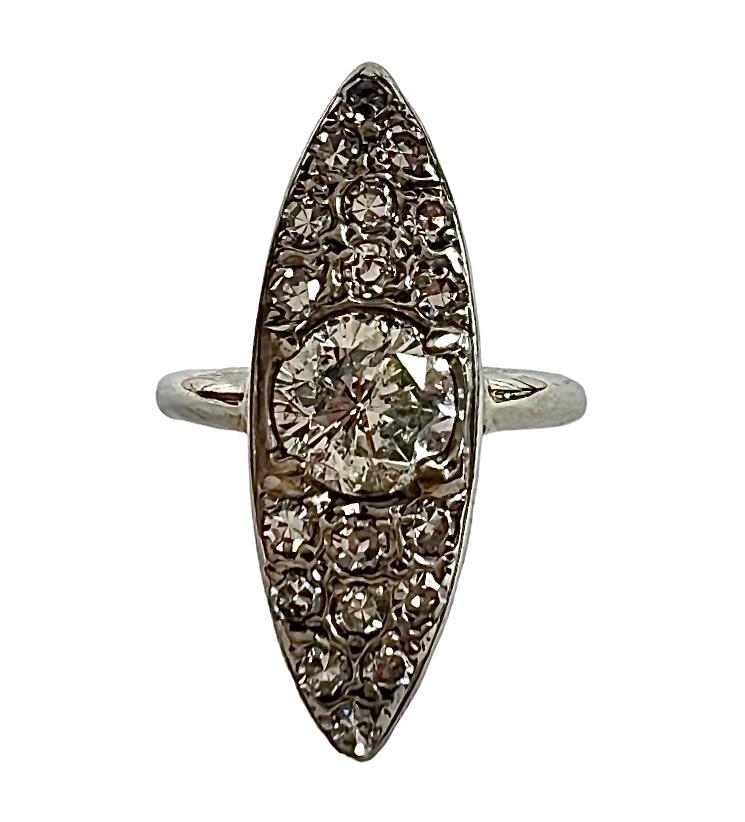 GOLD AND DIAMOND LADIES RING: 14K YELLOW GOLD DIAMOND RING. CENTER DIAMOND IS PRONG SET, AND 1.5 CT. 4.4 GRAMS, SIZE 6. APPRAISAL INCLUDED WITH SALE. PLEASE REVIEW APPRAISAL FOR ADDITIONAL DETAILS. ESTIMATED REPLACEMENT VALUE $5,5