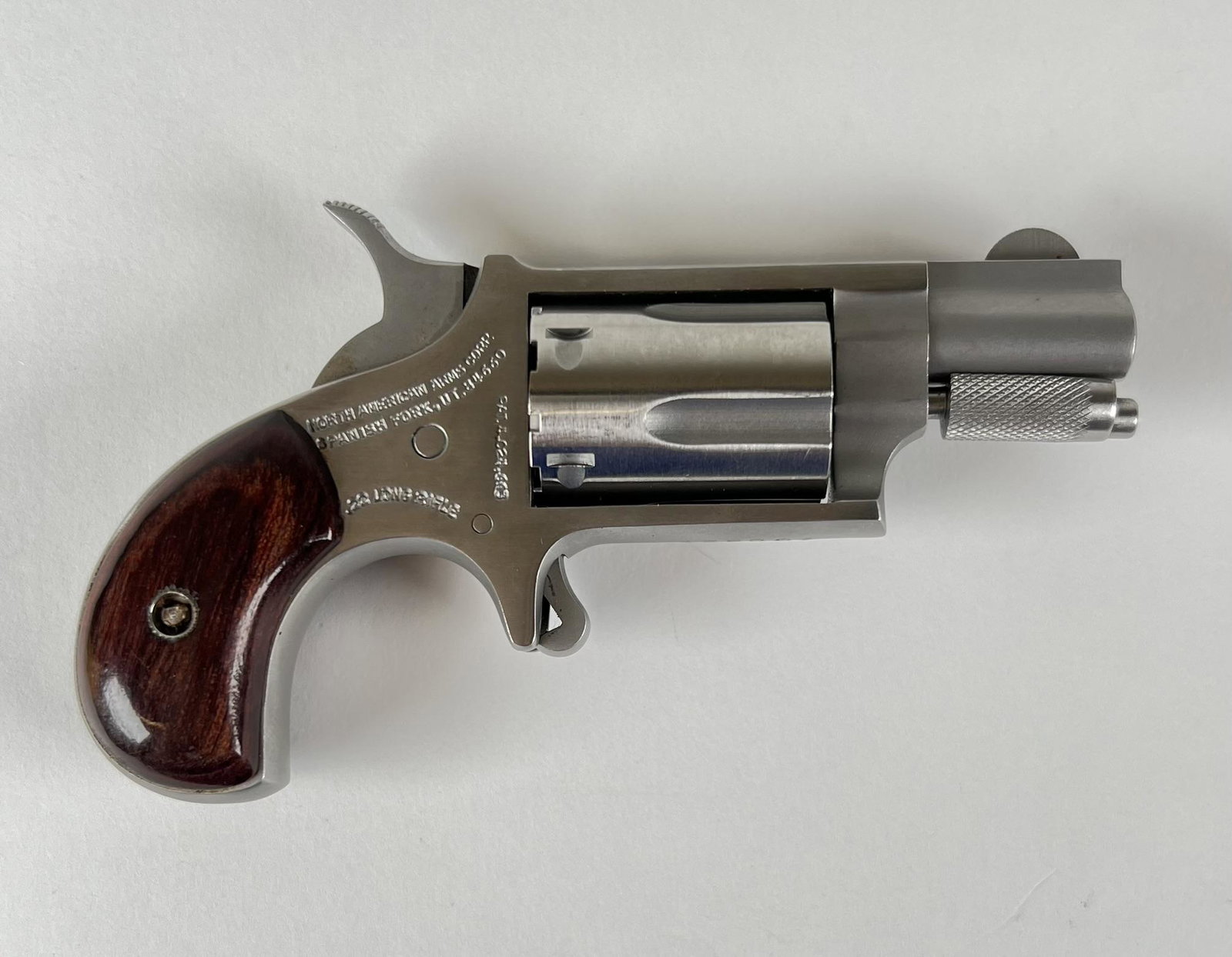 NORTH AMERICAN ARMS DRR: .22 LONG. MUST SHIP TO FFL. IN-HOUSE TRANSFERS, PICK UP AVAILABLE.