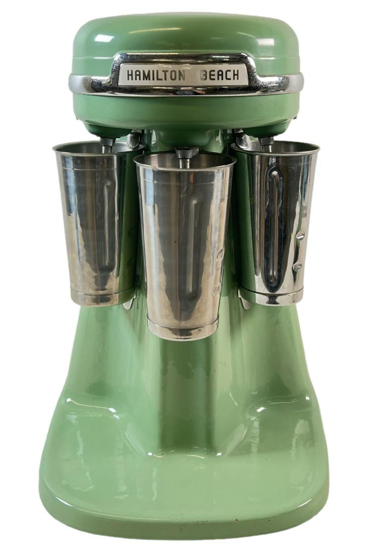 HAMILTON BEACH THREE HEAD MILKSHAKE MIXER: WORKING CONDITION.