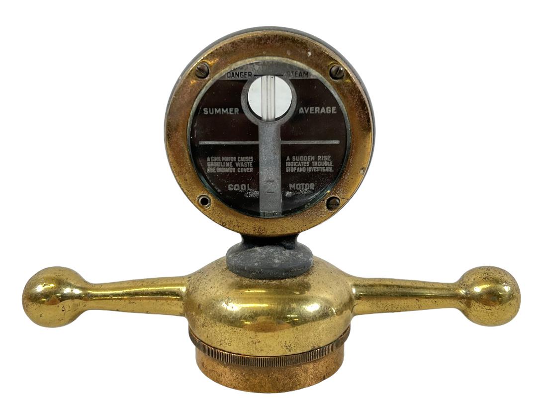 BOYCE MOTOMETER RADIATOR CAP: FOR EARLY MODEL AUTOS 1912-1920'S.
