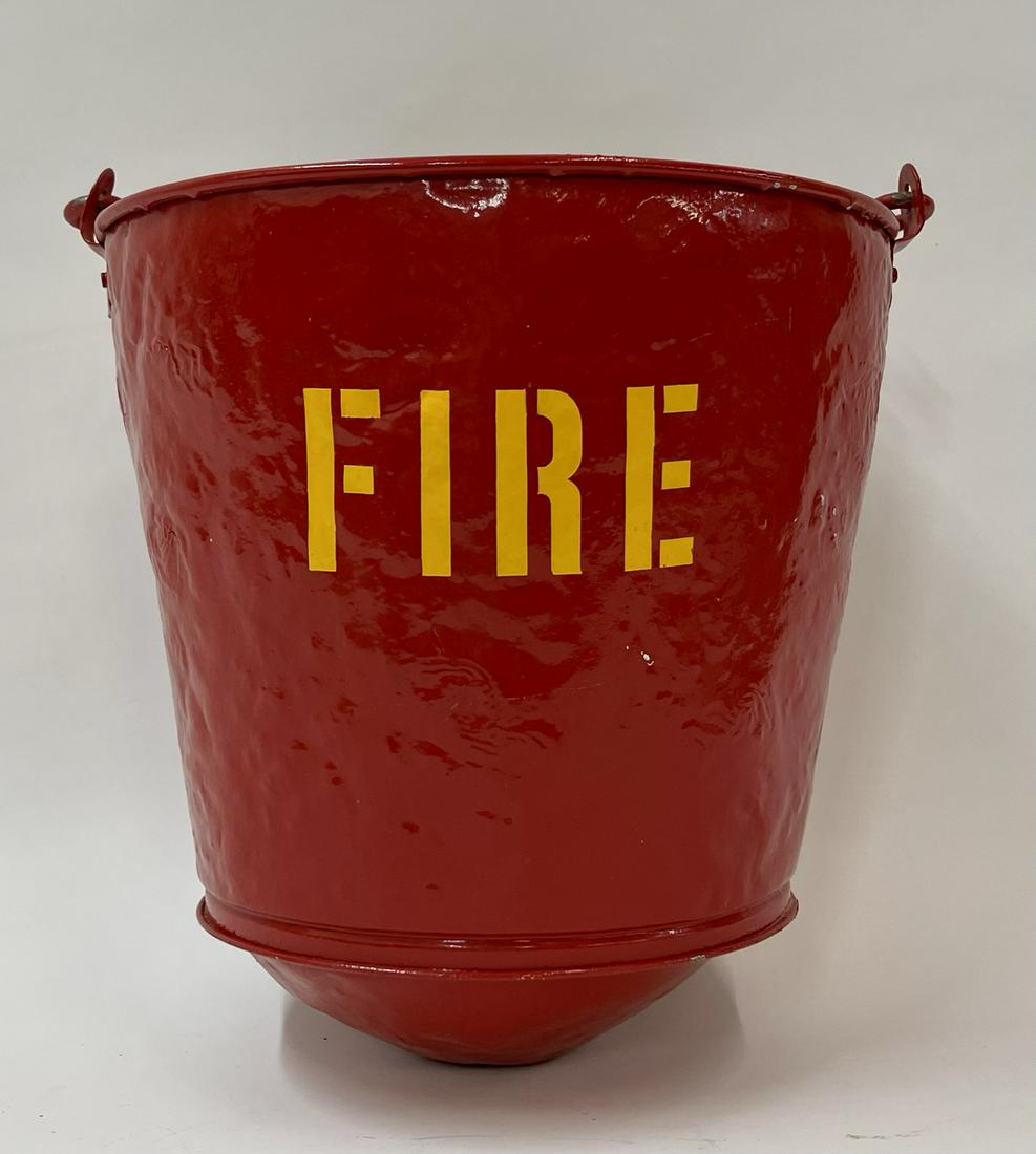 OLD FIRE BUCKET: SEE TITLE