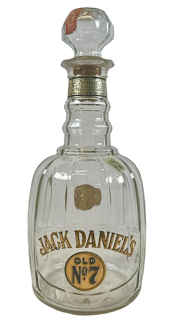 Jack Daniels Half Gallon Bottle Auction