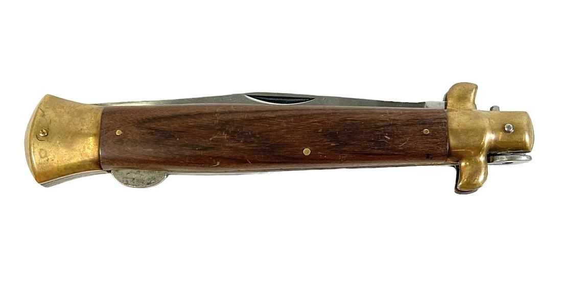 ROSTFREI SWITCHBLADE KNIFE: LARGE SWITCHBLADE, WHEN OPENED 14"L