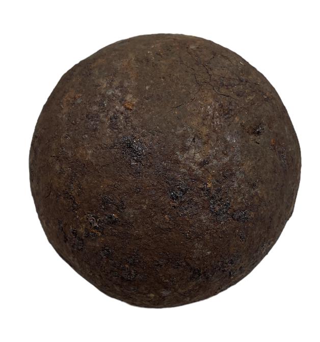 CIVIL WAR ERA CANNON BALL: BATTLEFIELD DISCOVERY. 12 POUND, 4.5"