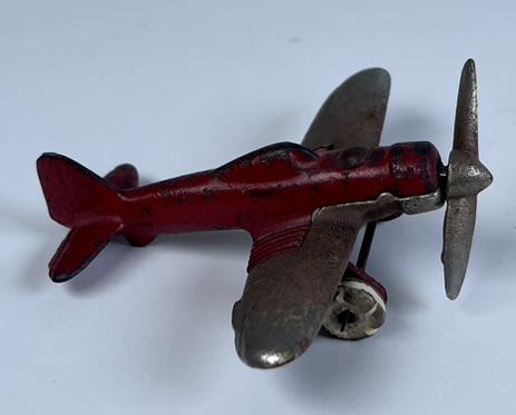 HUBLEY CAST IRON AIRPLANE: 3.5"