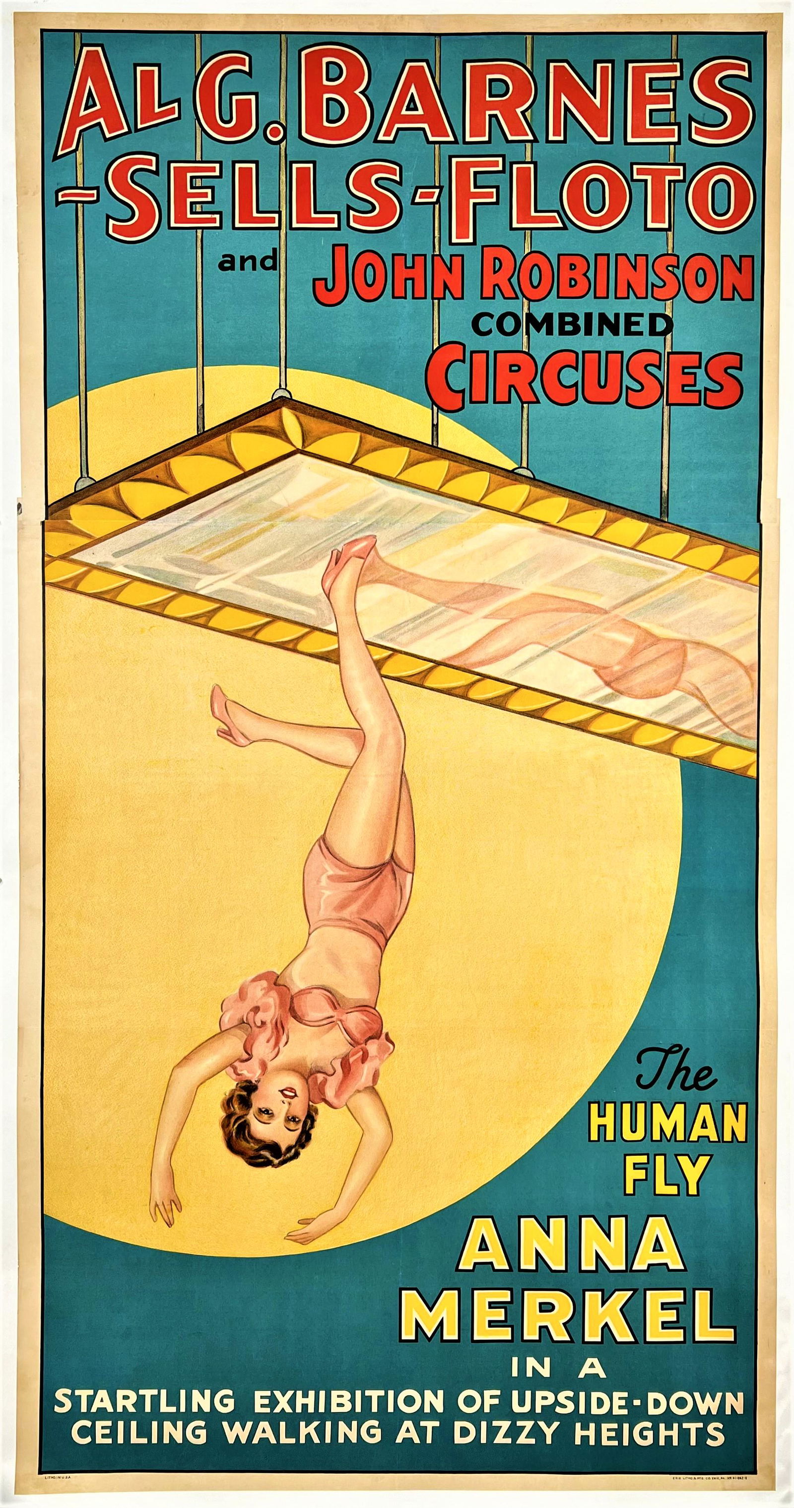 AL G. BARNES - SELLS-FLOTO, JOHN ROBINSON CIRCUS POSTER (1 of 1)