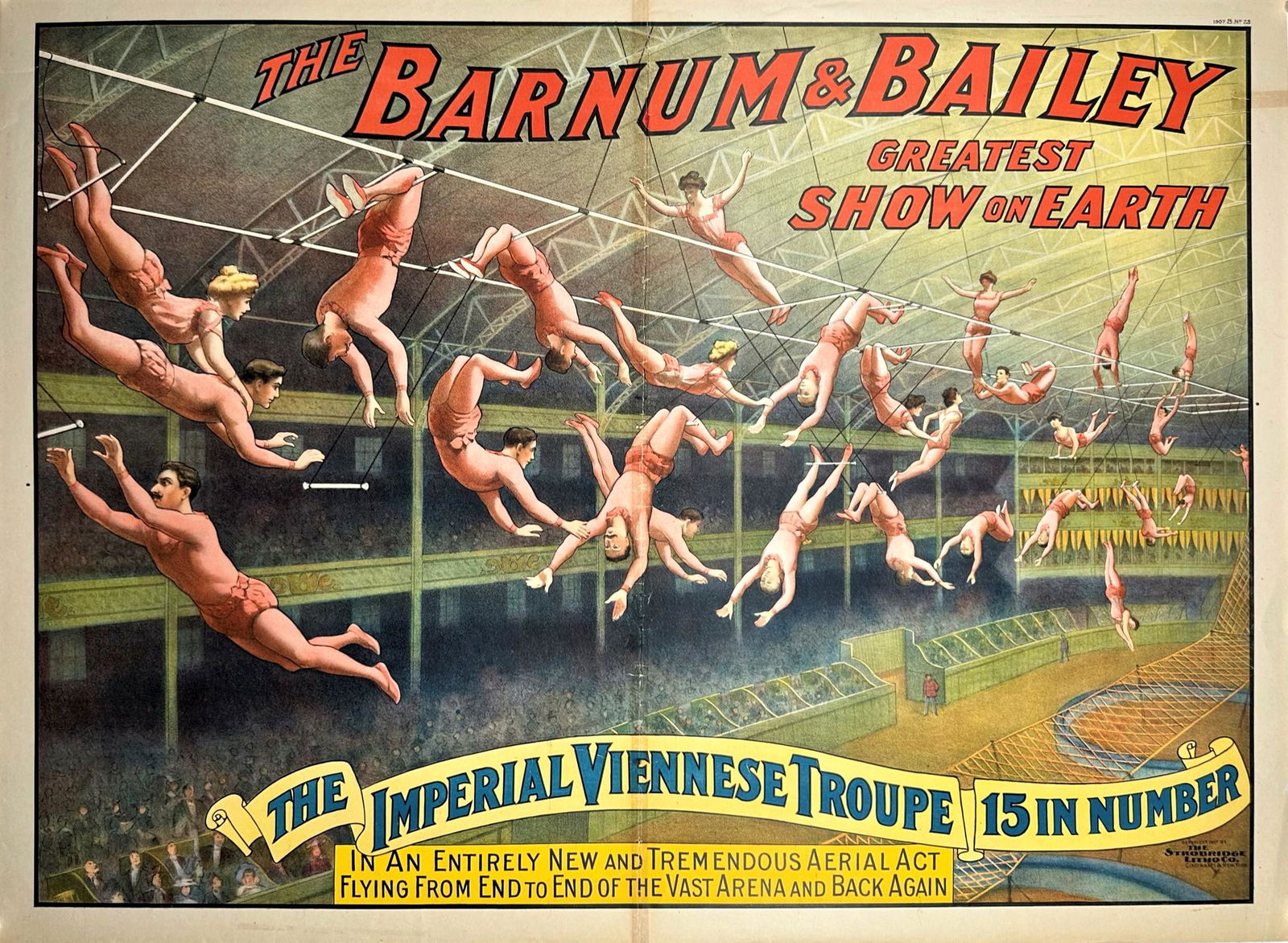 BARNUM & BAILEY CIRCUS POSTER - AERIALISTS (1 of 1)