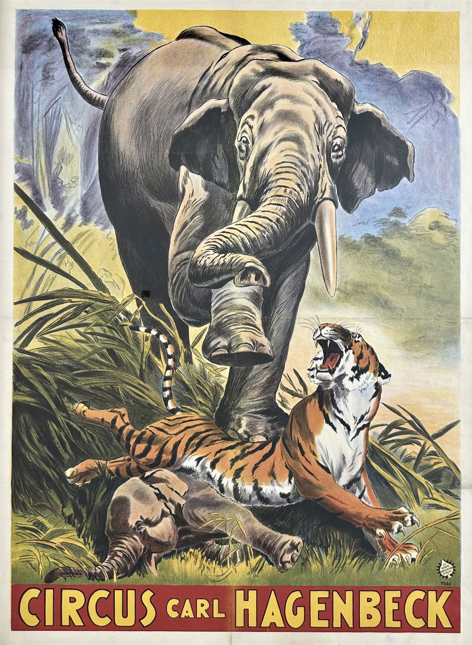 CIRCUS CARL HAGENBECK POSTER (1 of 2)