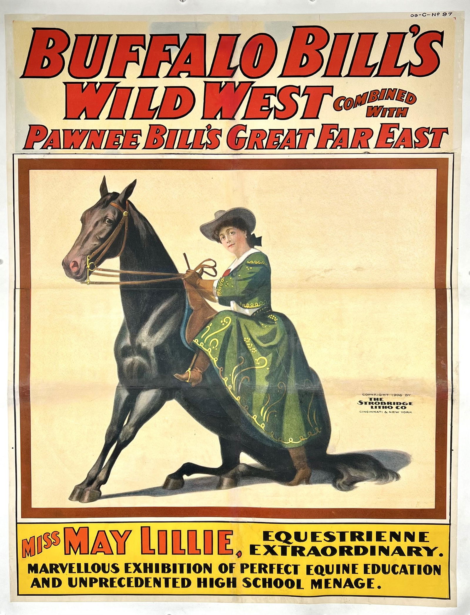 BUFFALO BILL - PAWNEE BILL WILD WEST POSTER (1 of 1)