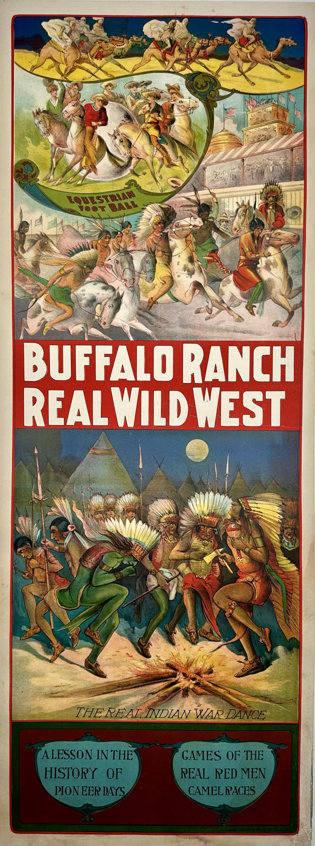BUFFALO RANCH REAL WILD WEST POSTER (1 of 1)