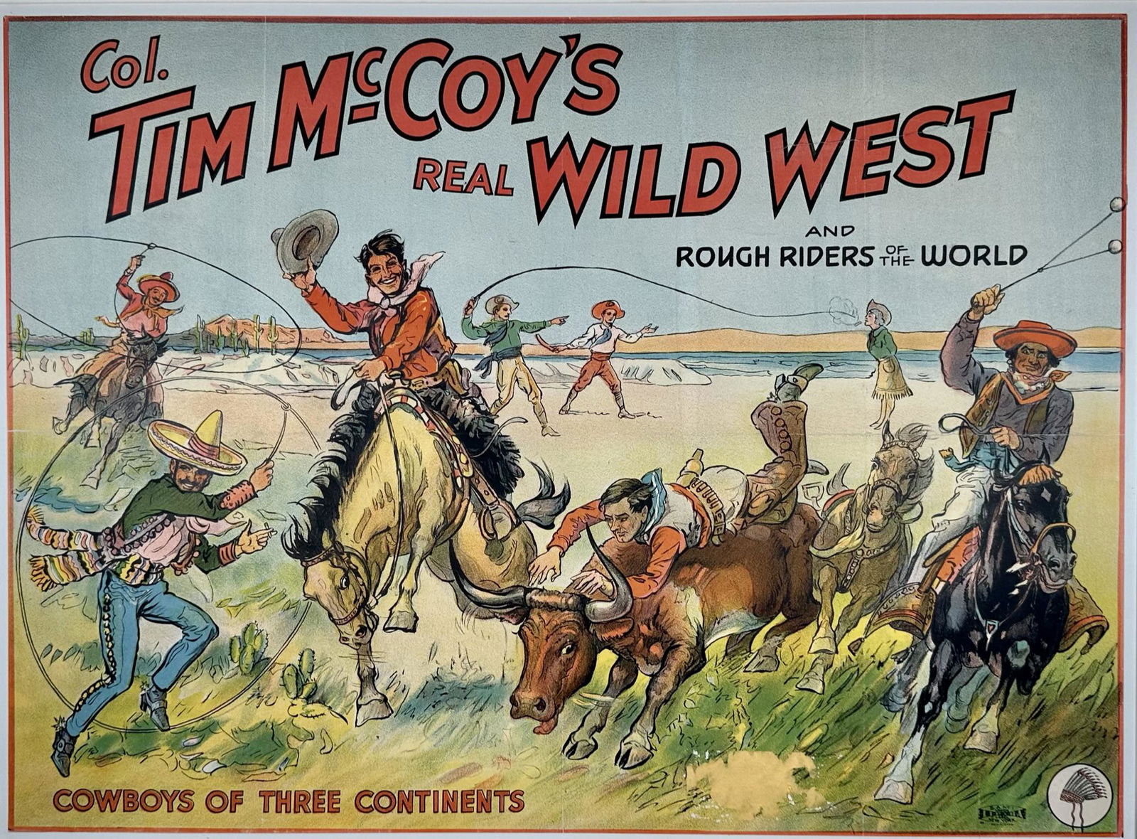 COL. TIM MCCOY'S REAL WILD WEST POSTER (1 of 1)