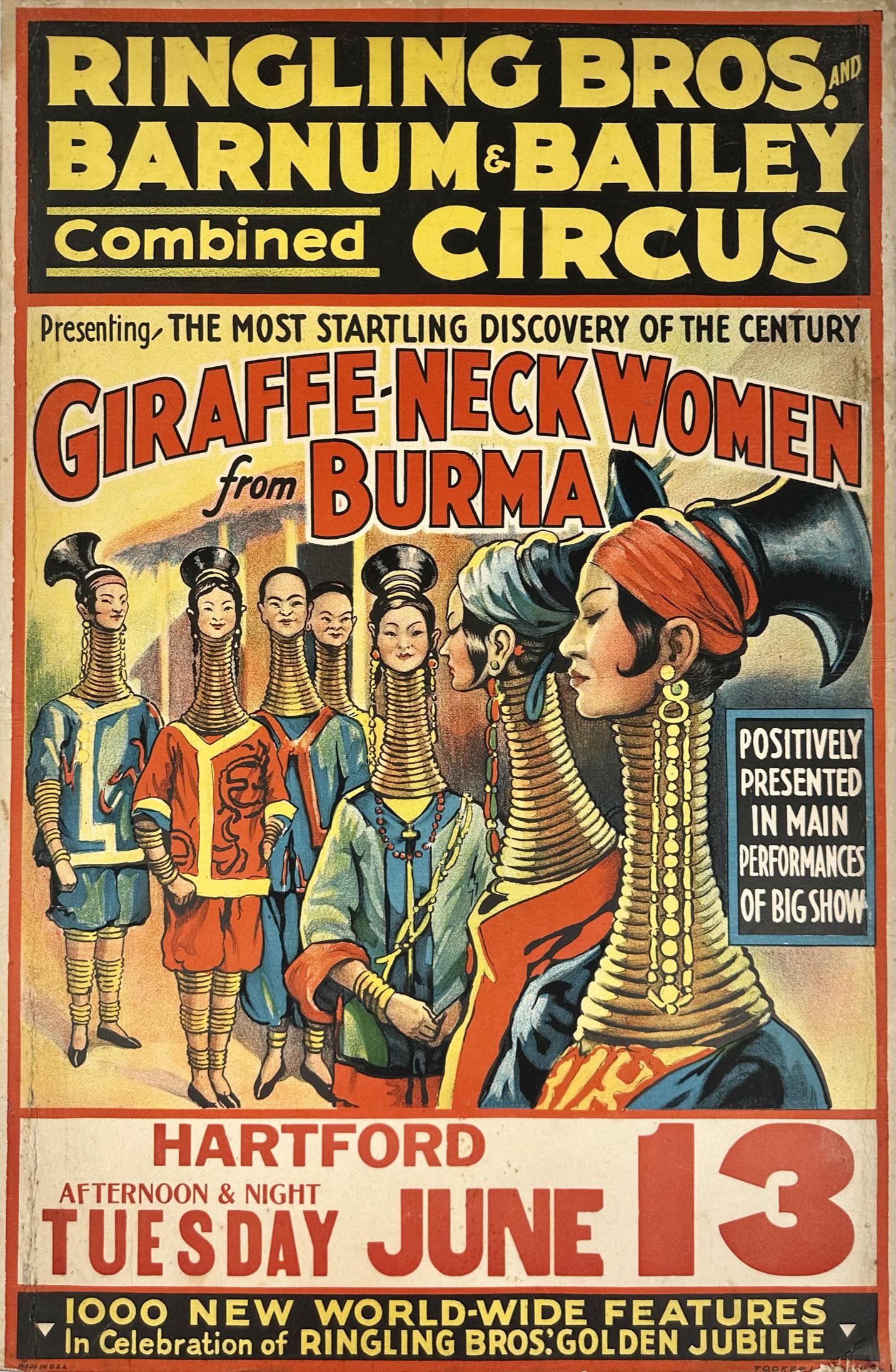 CIRCUS WINDOW CARD - RINGLING BROS. BARNUM & BAILEY (1 of 1)