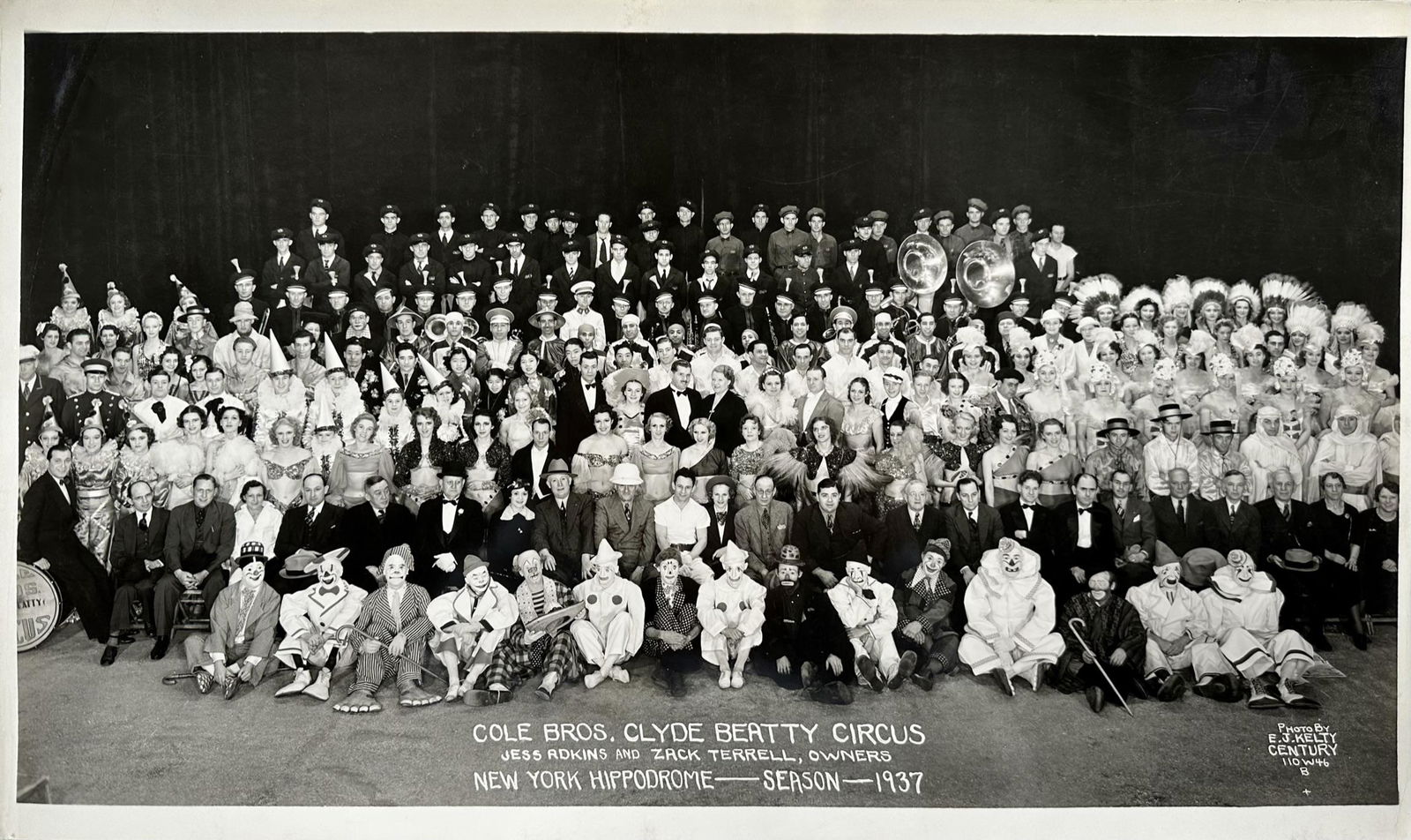 EDWARD J. KELTY CIRCUS PHOTOGRAPH (1 of 2)