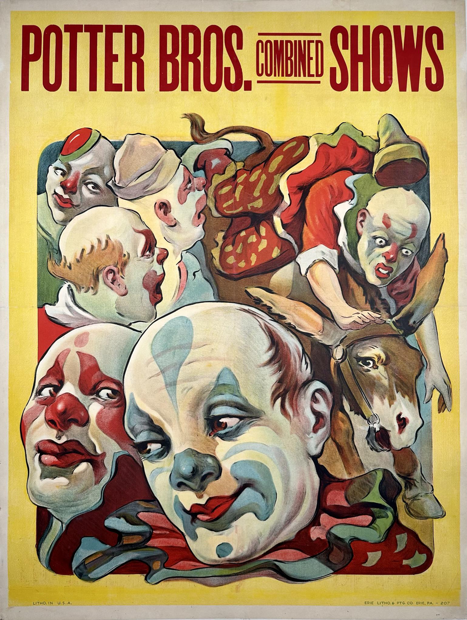 POTTER BROS. COMBINED SHOWS POSTER (1 of 1)
