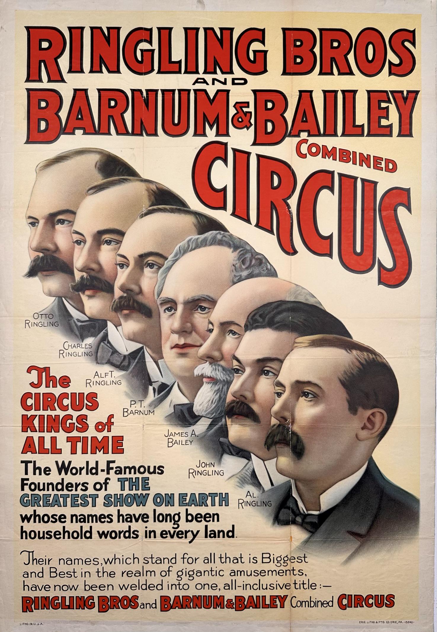 RINGLING BROS. BARNUM BAILEY CIRCUS POSTER - CIRCUS KINGS (1 of 1)