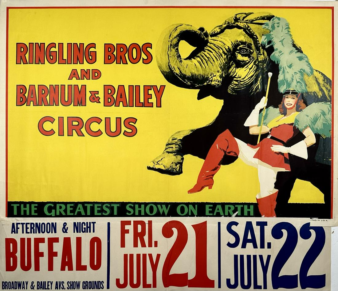 RINGLING BROS. BARNUM BAILEY CIRCUS POSTER (1 of 1)