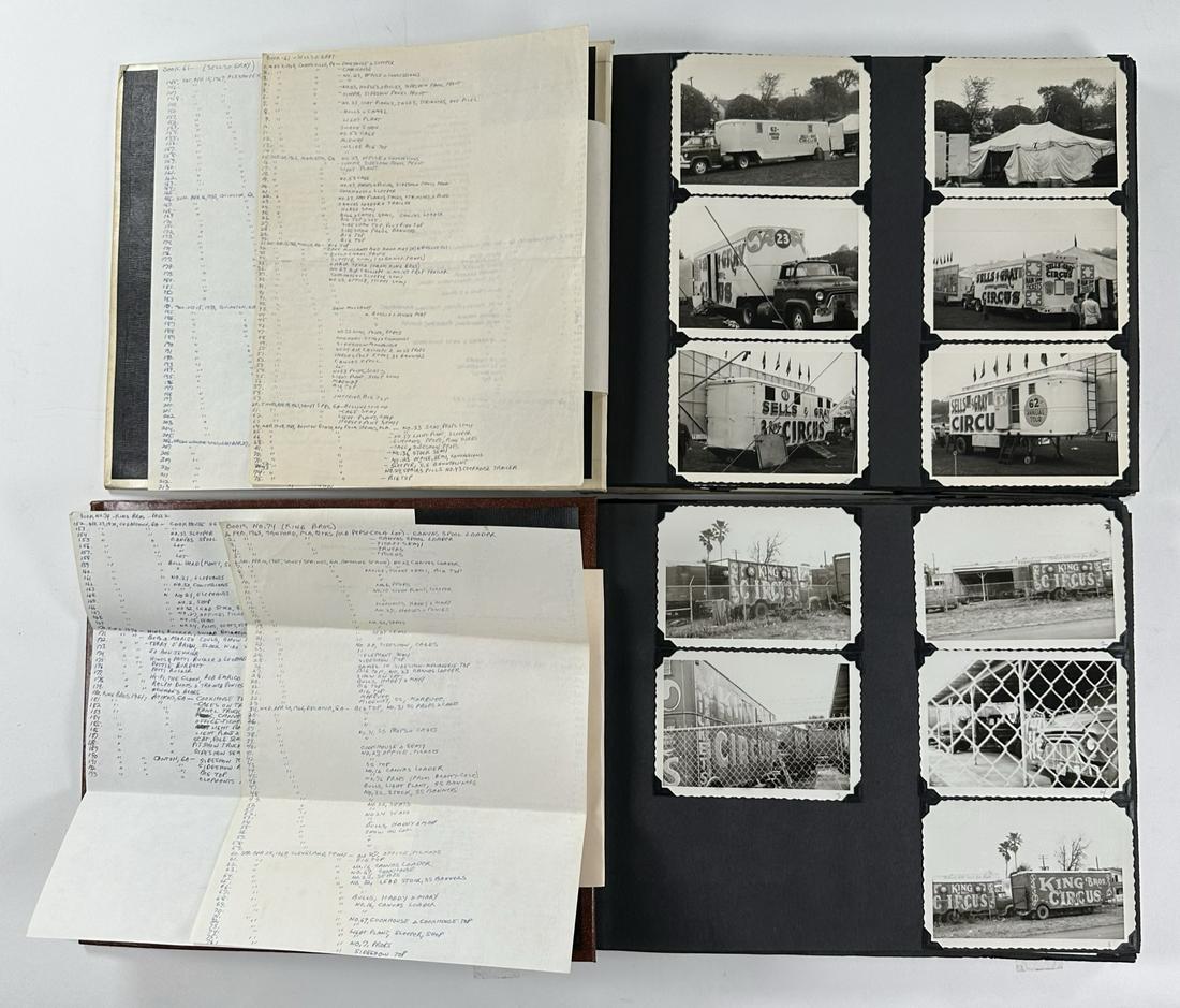 JOSEPH BRADBURY CIRCUS PHOTO ARCHIVE ALBUMS (1 of 3)