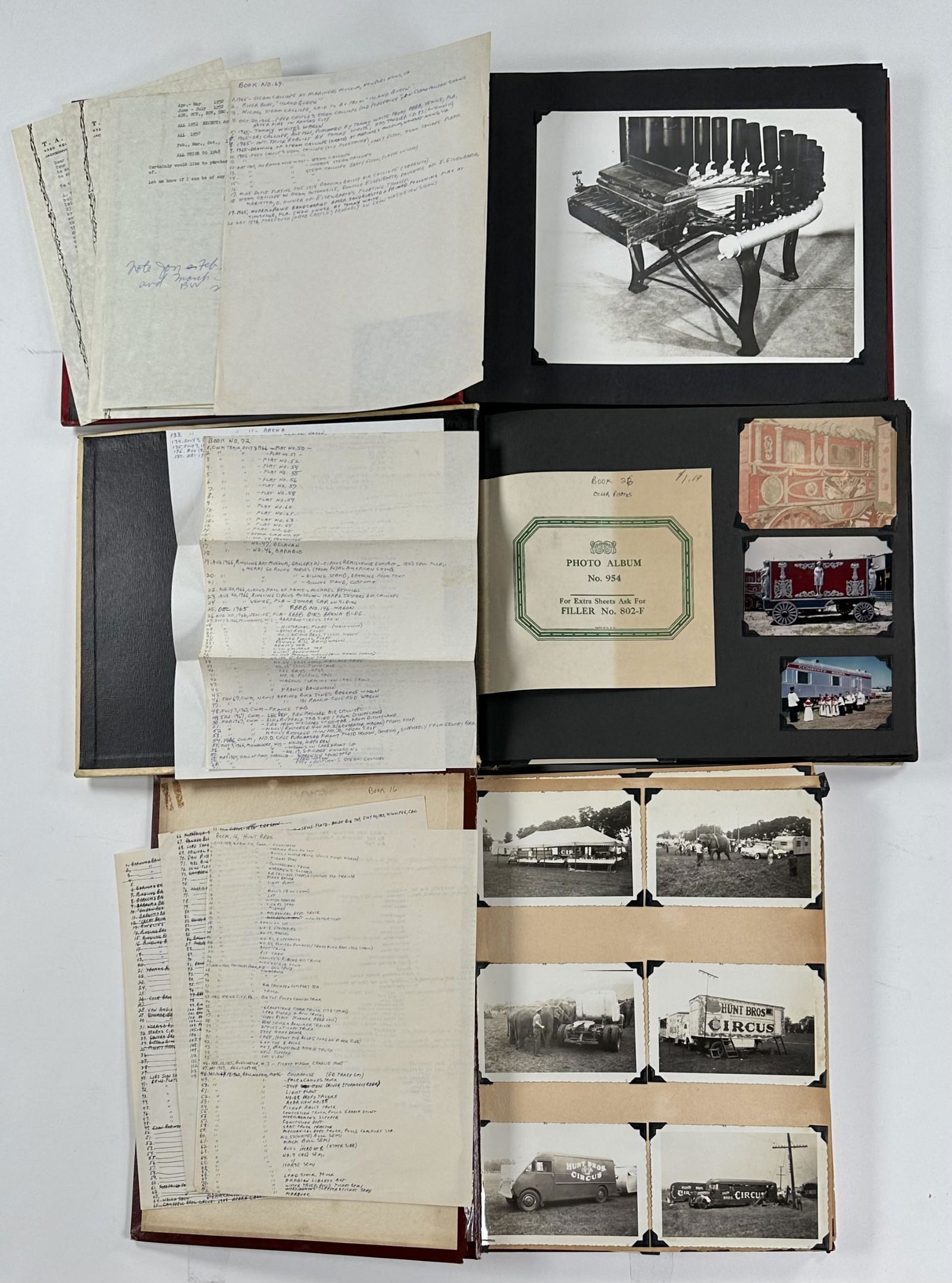 JOSEPH BRADBURY CIRCUS PHOTO ARCHIVE ALBUMS (1 of 3)