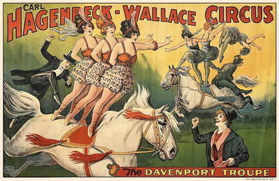 CARL HAGENBECK-WALLACE CIRCUS POSTER