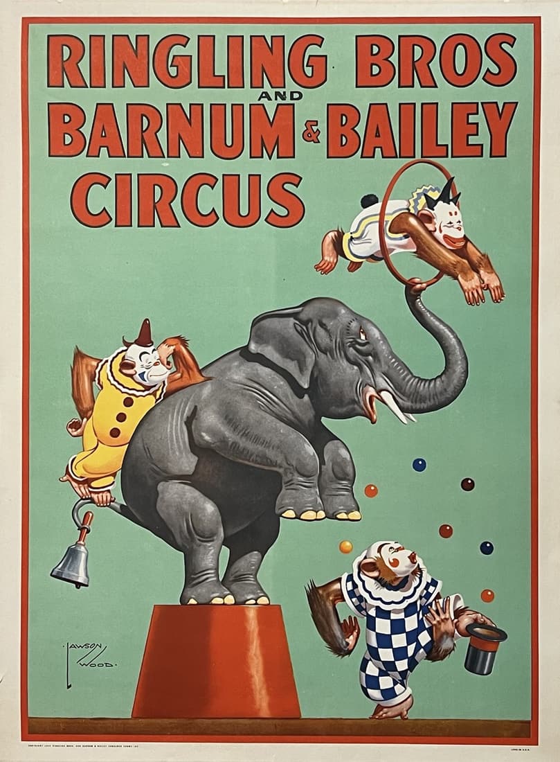 RINGLING BROS AND BARNUM & BAILEY CIRCUS POSTER (1 of 1)