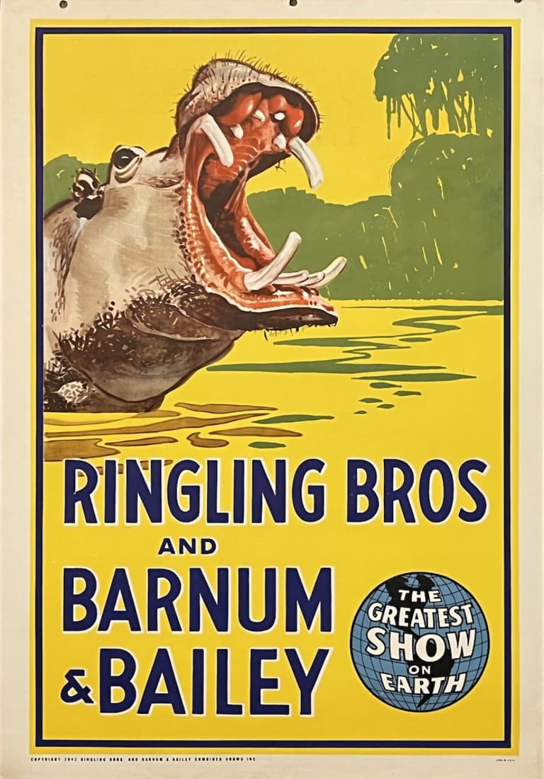 RINGLING BROS AND BARNUM & BAILEY CIRCUS POSTER (1 of 1)