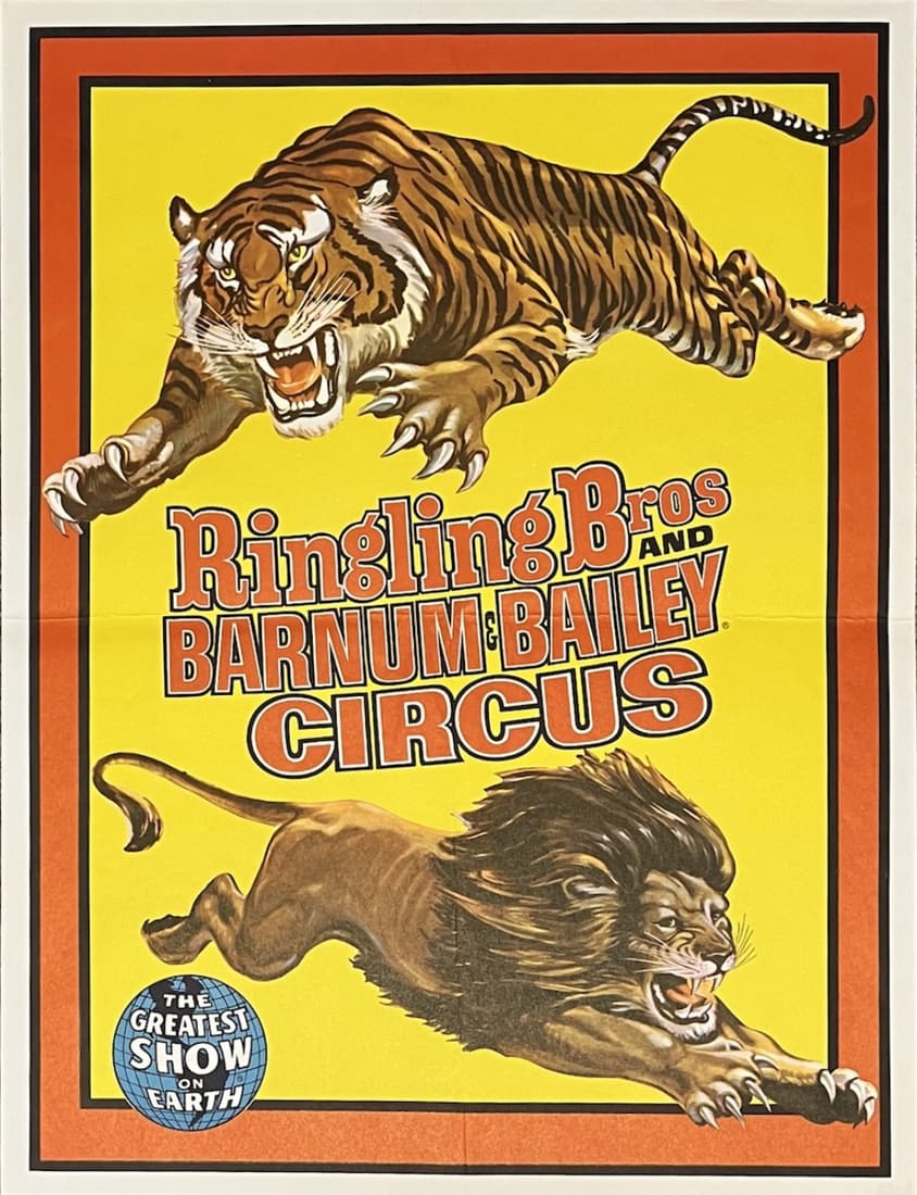 RINGLING BROS AND BARNUM & BAILEY CIRCUS POSTERS (LOT 4 PCS) (1 of 1)