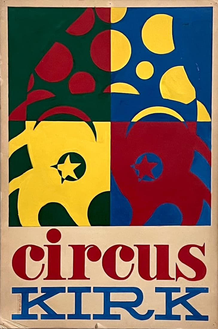 CIRCUS KIRK ORIGINAL POSTER MAQUETTES, circa 1972 [LOT 3 PCS] (1 of 3)