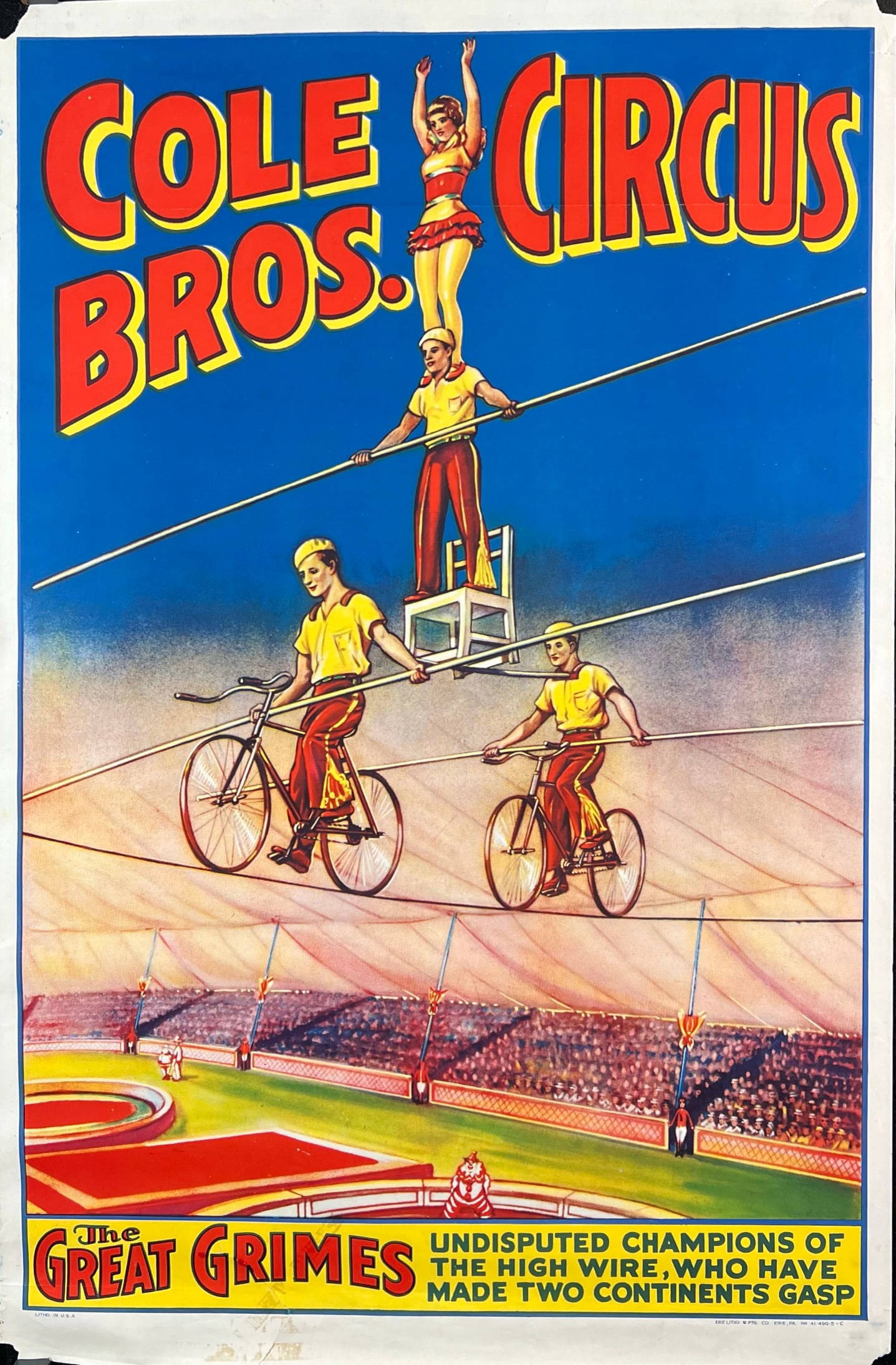 Cole Bros. Circus Poster Auction