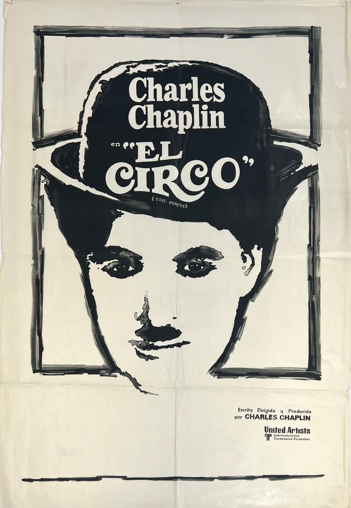 Poster Le Cirque De Charlie Chaplin - Affiche Cinéma - 80x100cm (HQ)