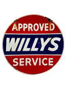 WILLYS APPROVED SERVICE SIGN DSP