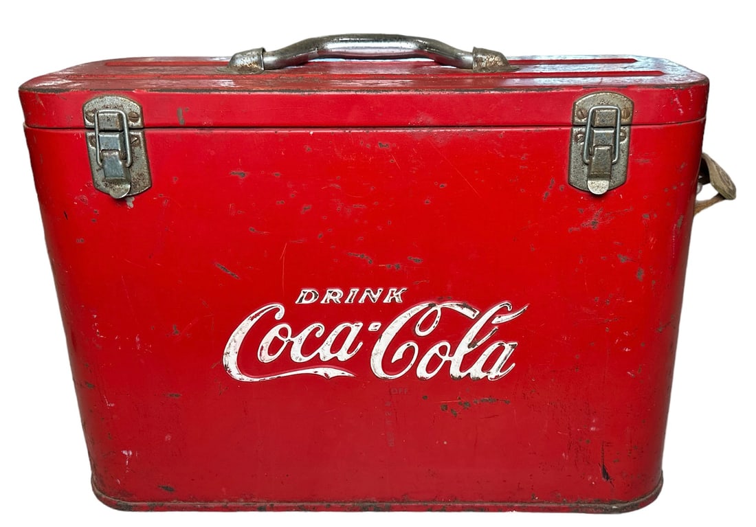 COCA-COLA AIRLINE COOLER: 17"X7"X12"