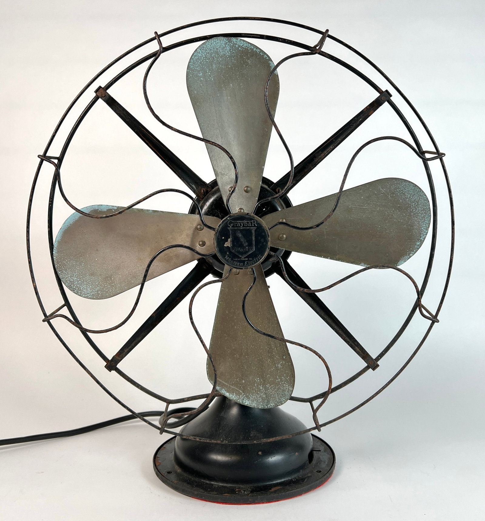 WESTERN ELECTRIC FAN: NOT RUNNING, 17"