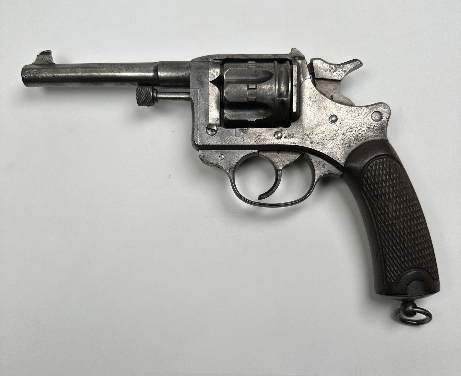 FRENCH MODEL 1892 REVOLVER: 8MM, SIGNED BY MAKER.