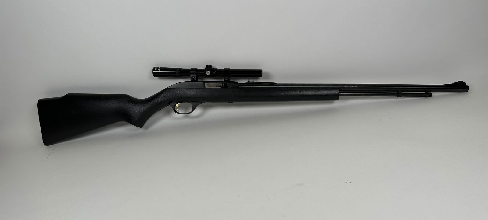 MARLIN 60 RIFLE: .22L, TASCO 4.X15 SCOPE