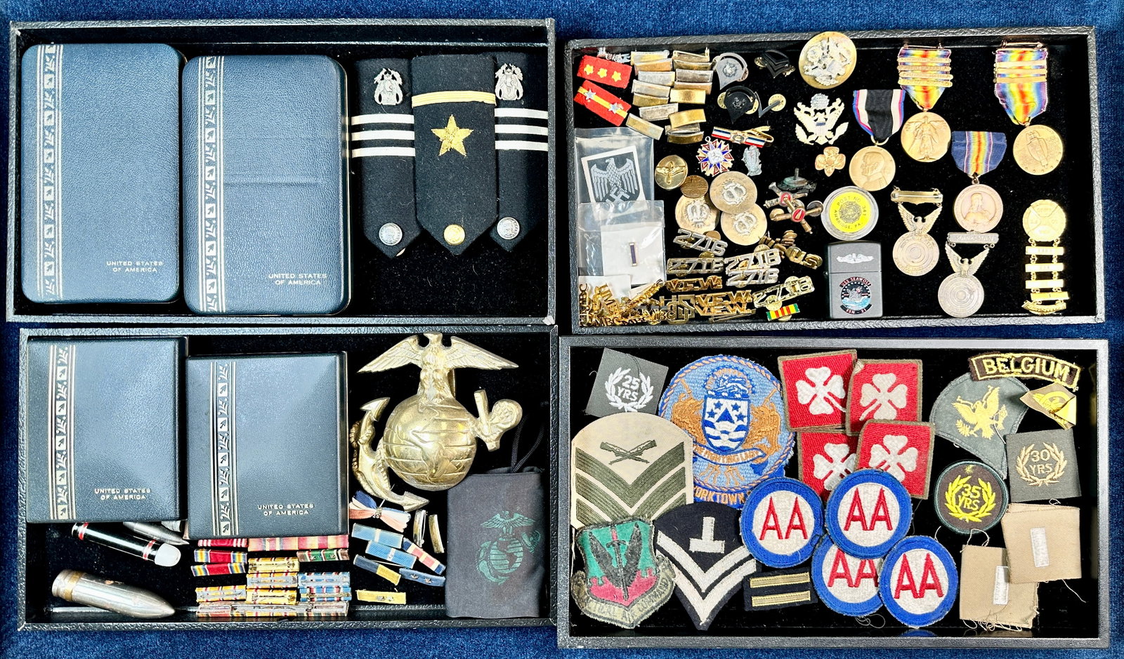 U.S. MILITARY PATCHES AND AWARDS: SEE TITLE