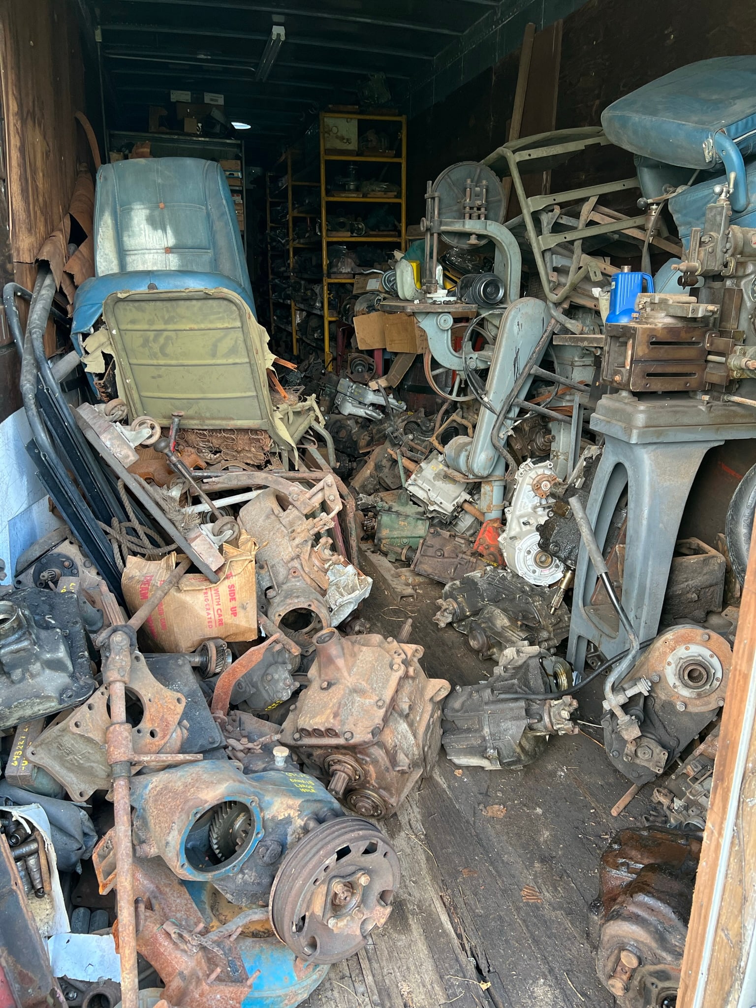 Jeep - Willys 4WD parts house - lot: A huge lot now stored in a 12'x40' box trailer (trailer not included in sale):engines, driveline, transfer cases, transmissions and more. Florida Four Wheel Drive & Truck Parts - Specializing in Jeep