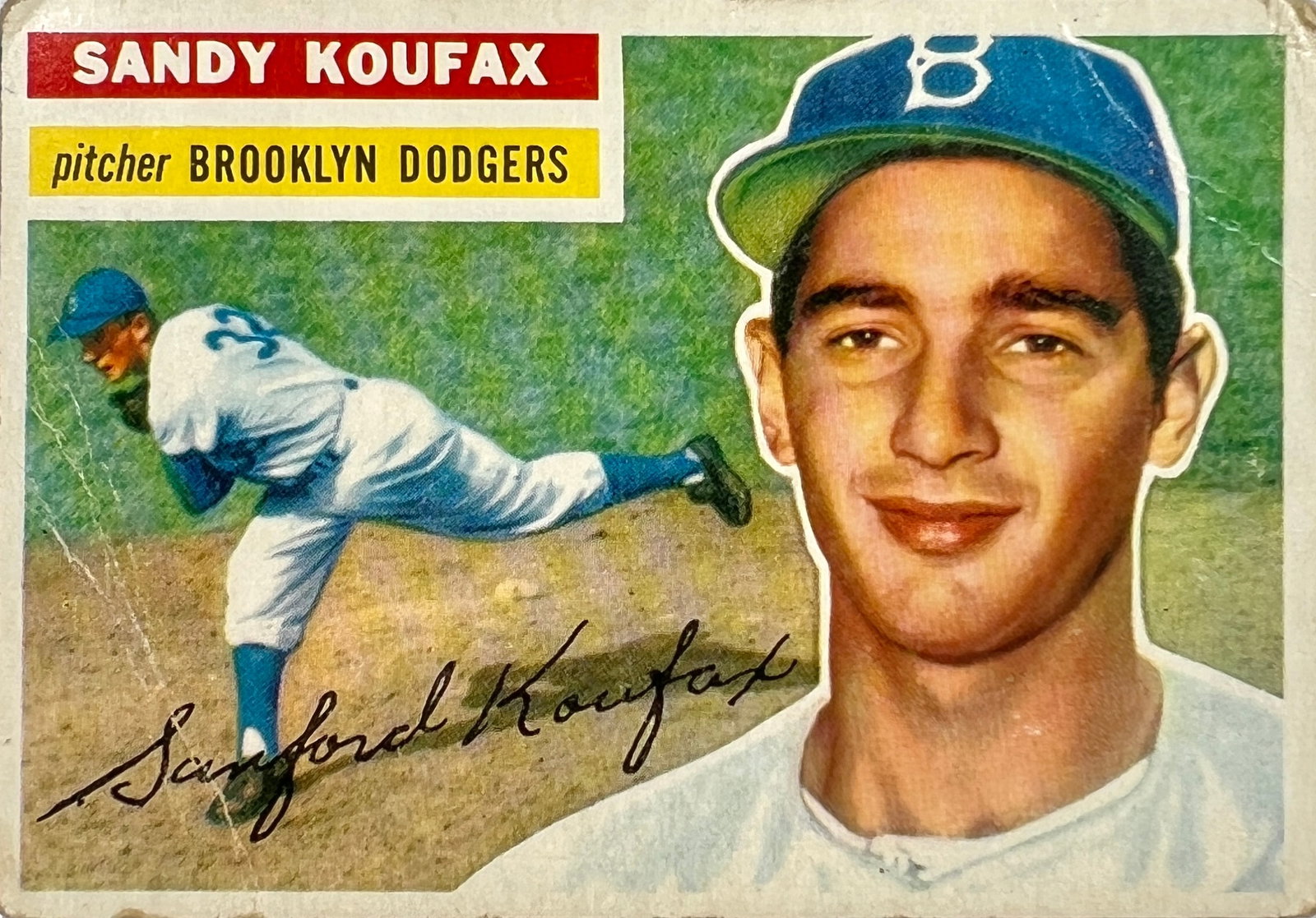 1956 Topps Sandy Koufax #79: GRADE BY PHOTO