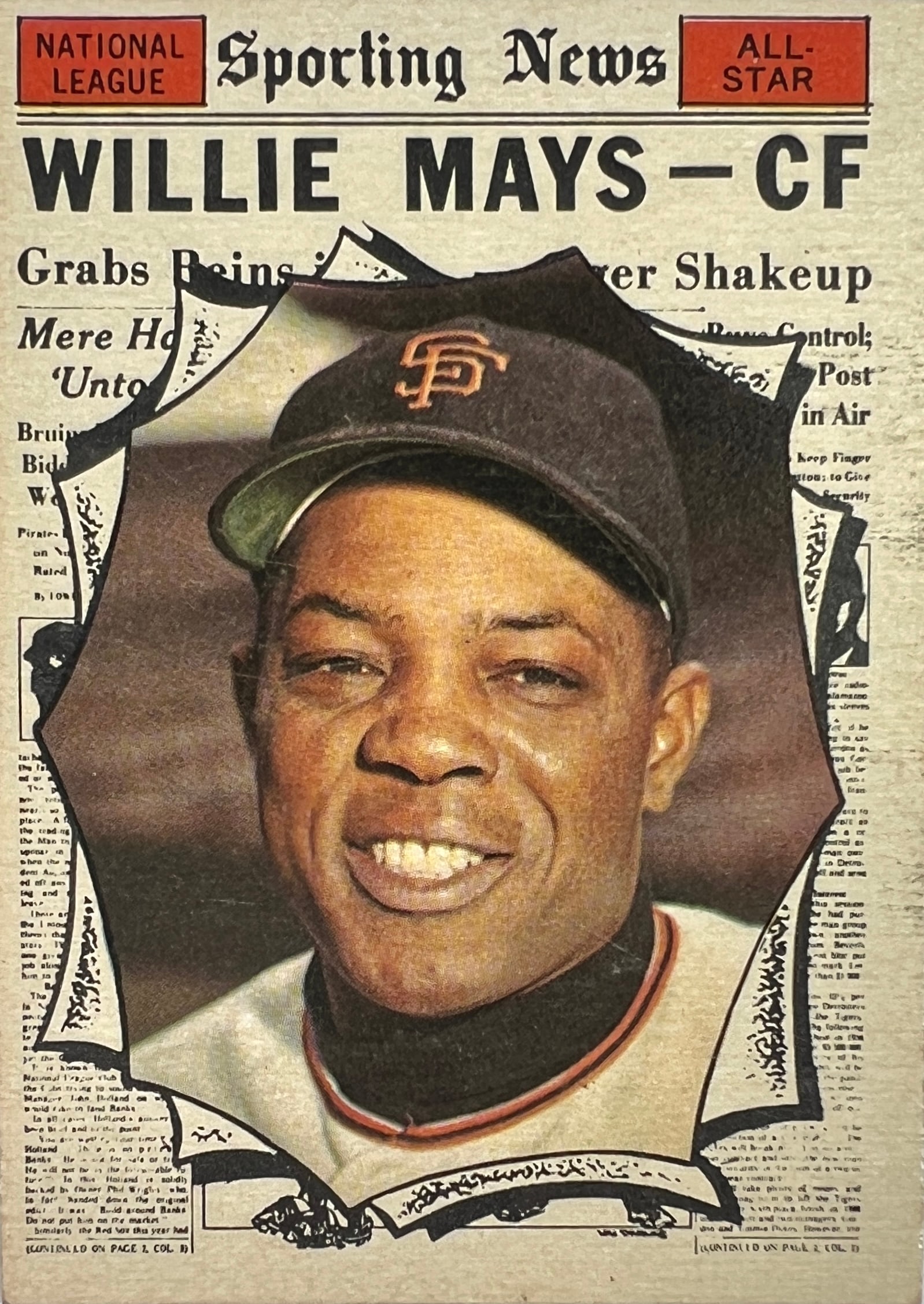 1961 Topps Willie Mays All-Star #579: GRADE BY PHOTO