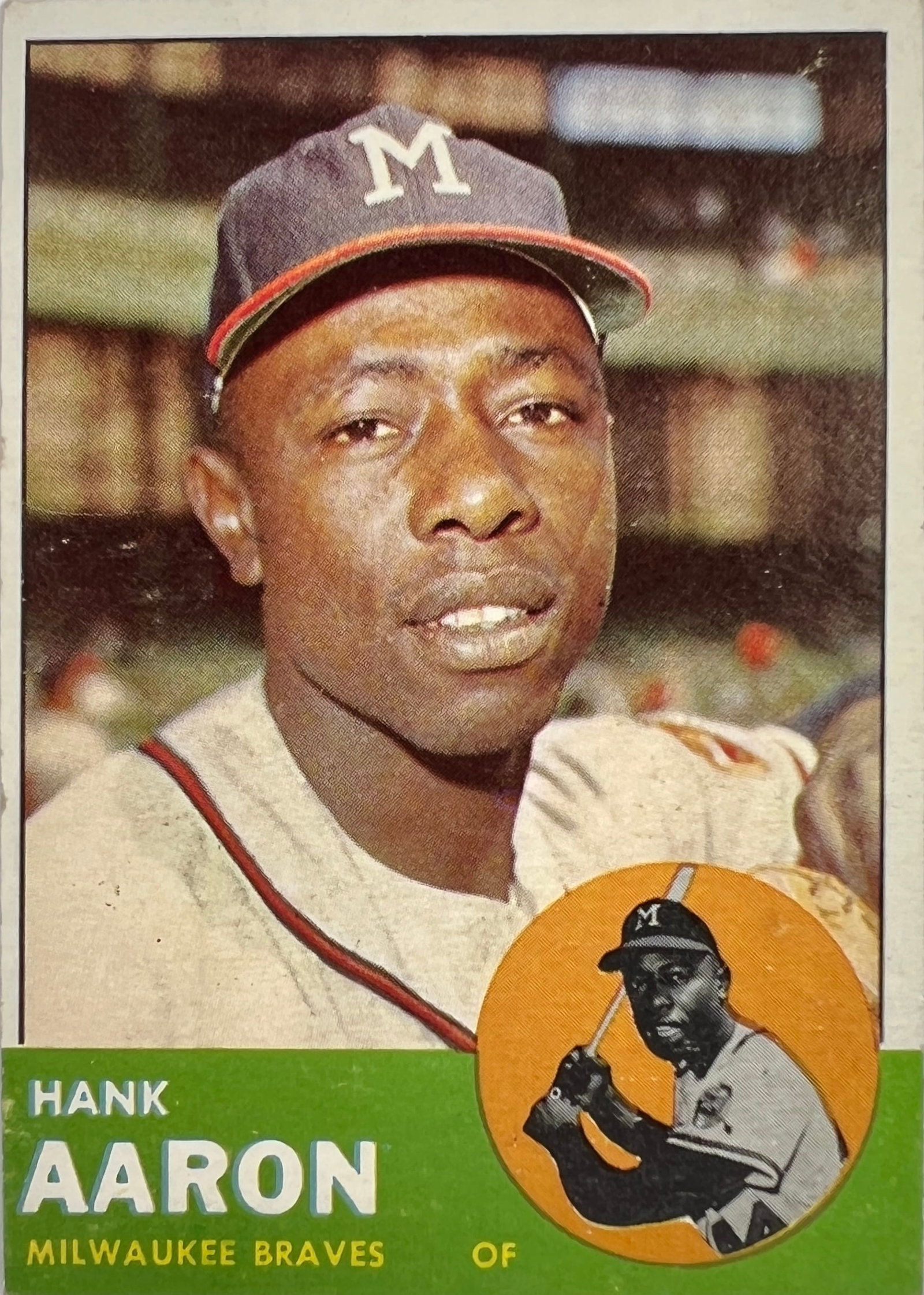 1963 Topps Hank Aaron #390: GRADE BY PHOTO
