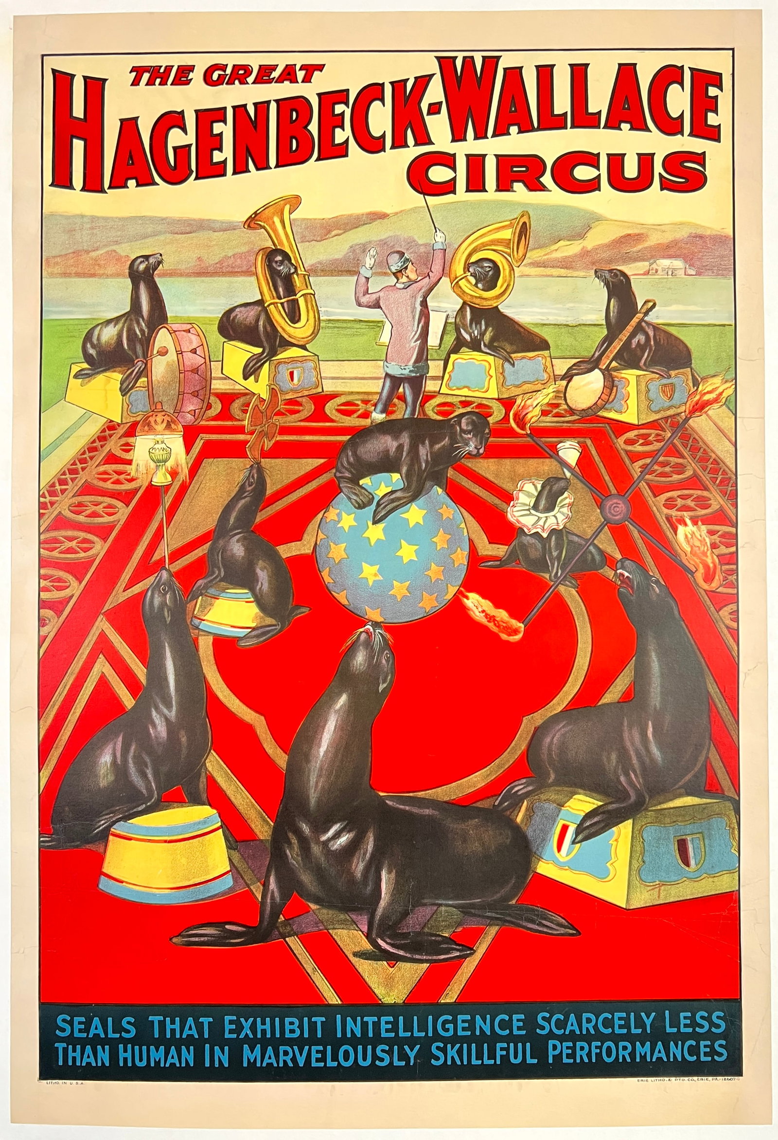 THE GREAT HAGENBECK WALLACE CIRCUS POSTER (1 of 1)
