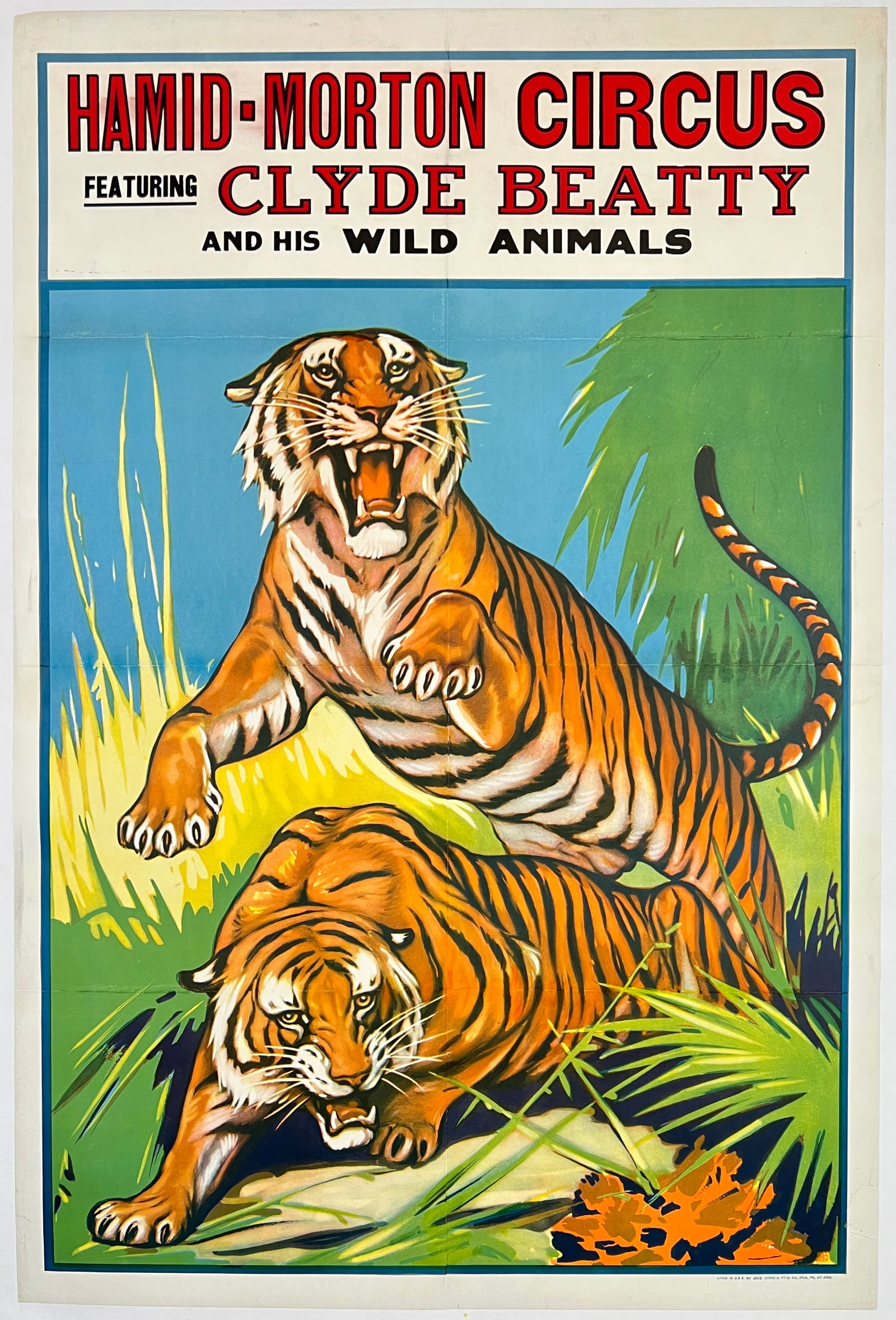 HAMID-MORTON - CLYDE BEATTY CIRCUS POSTER (1 of 1)