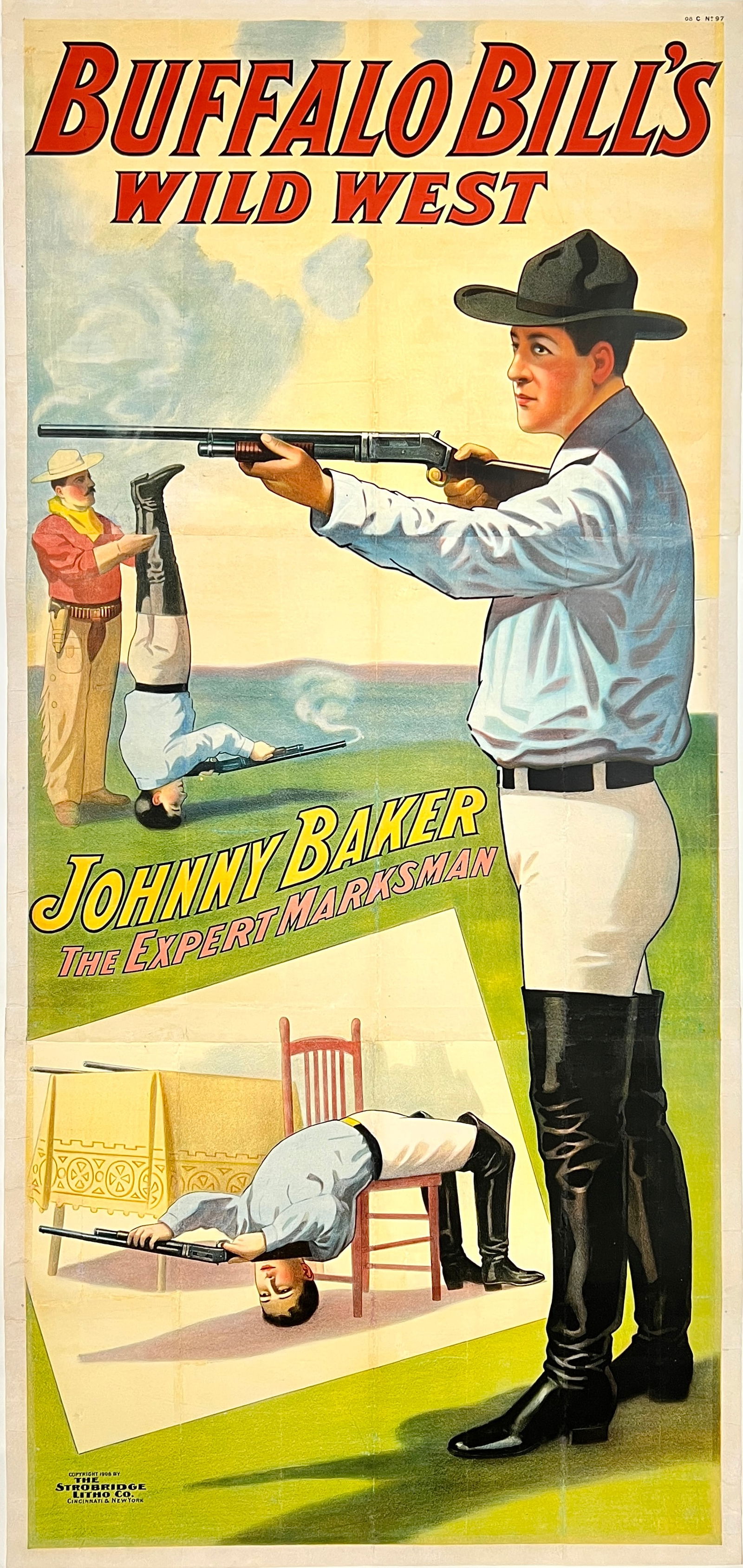 BUFFALO BILL'S WILD WEST POSTER - JOHNNY BAKER (1 of 1)