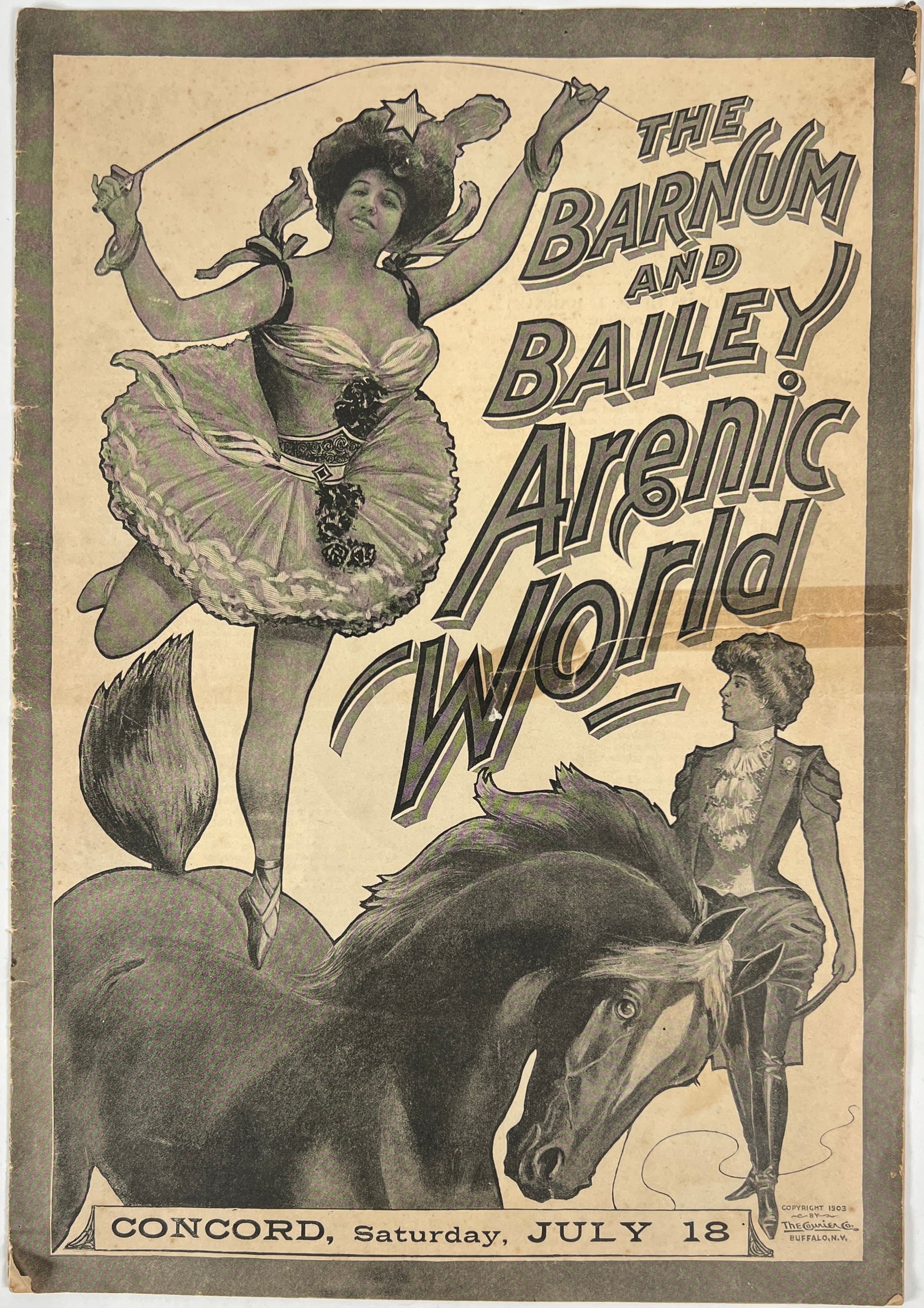 1903 BARNUM & BAILEY ARENIC WORLD COURIER (1 of 1)