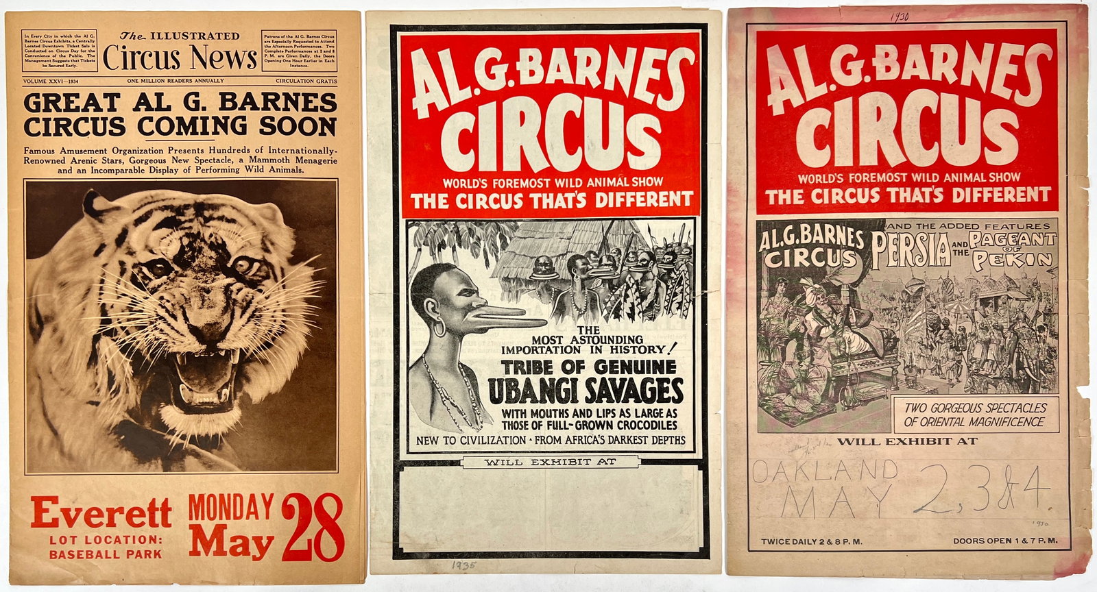 AL G. BARNES CIRCUS COURIERS (1 of 2)