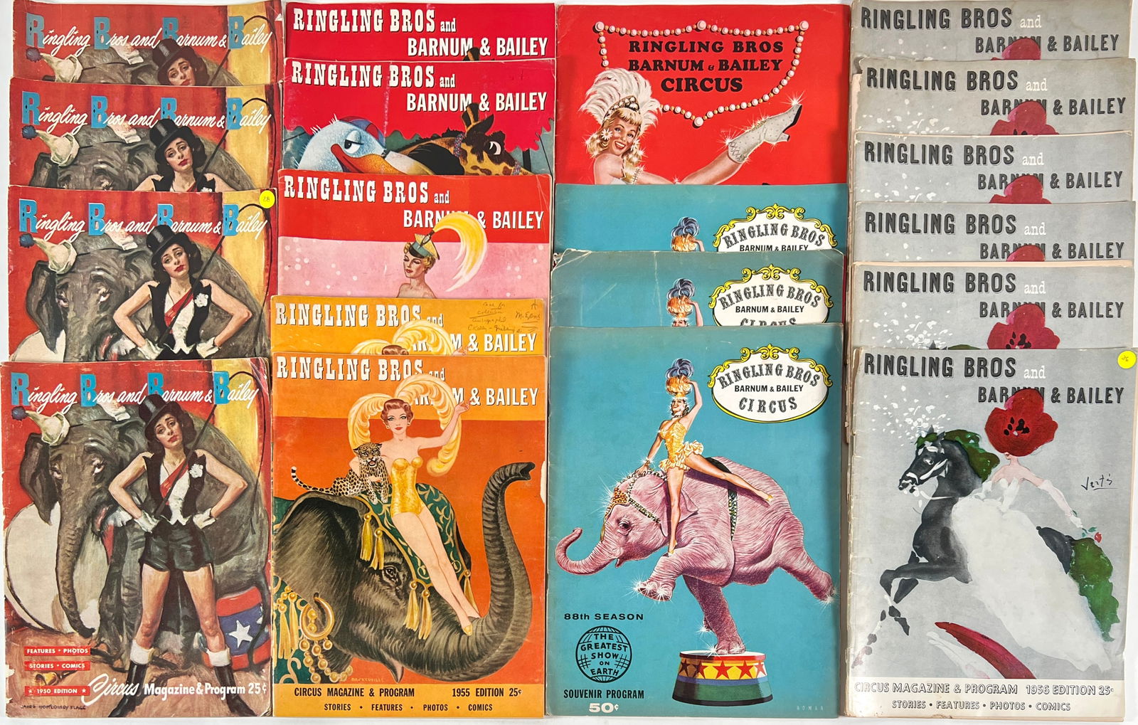 RINGLING BARNUM CIRCUS PROGRAM COLLECTION (1 of 1)