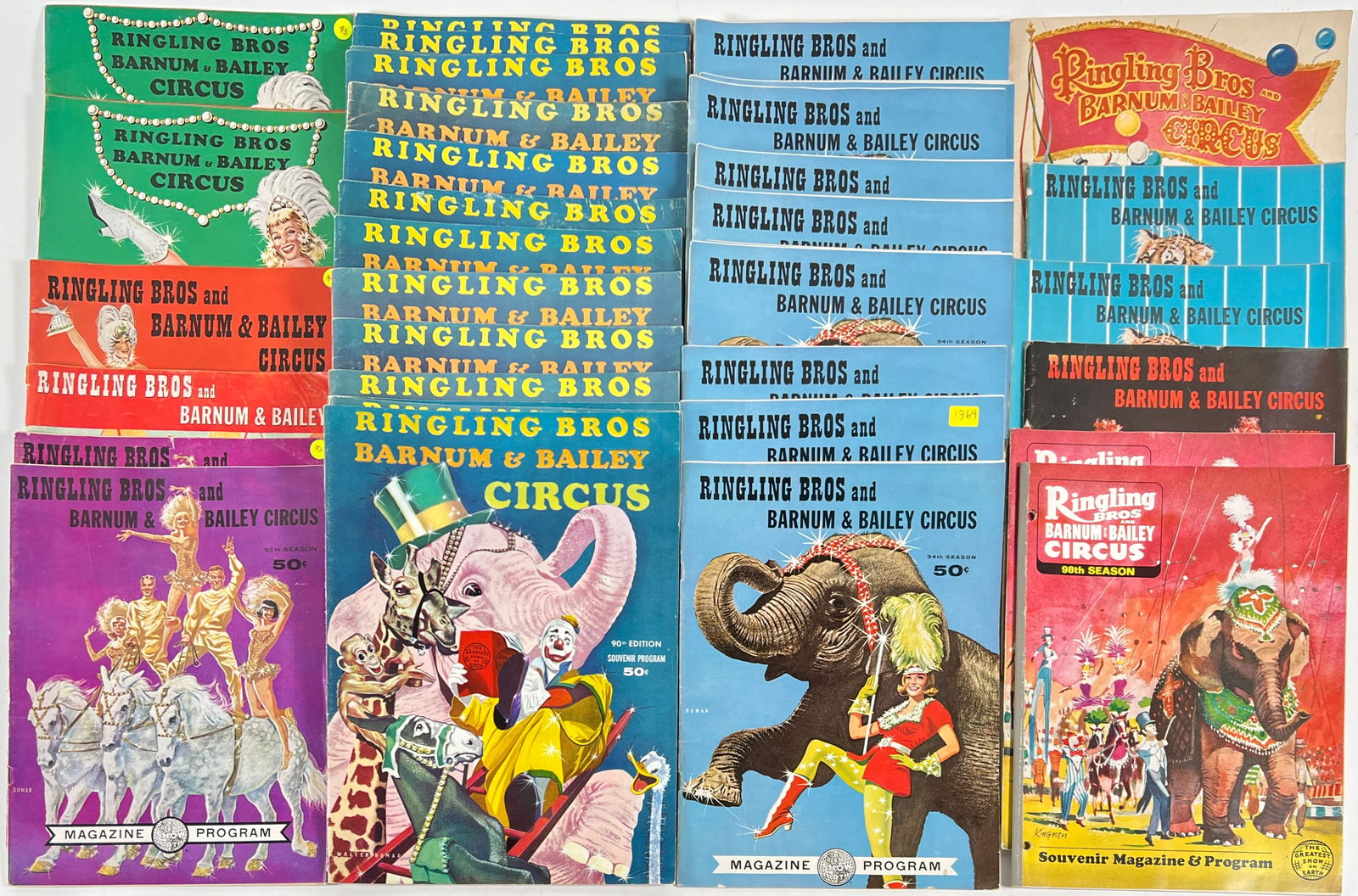 RINGLING BARNUM CIRCUS PROGRAM COLLECTION (1 of 1)