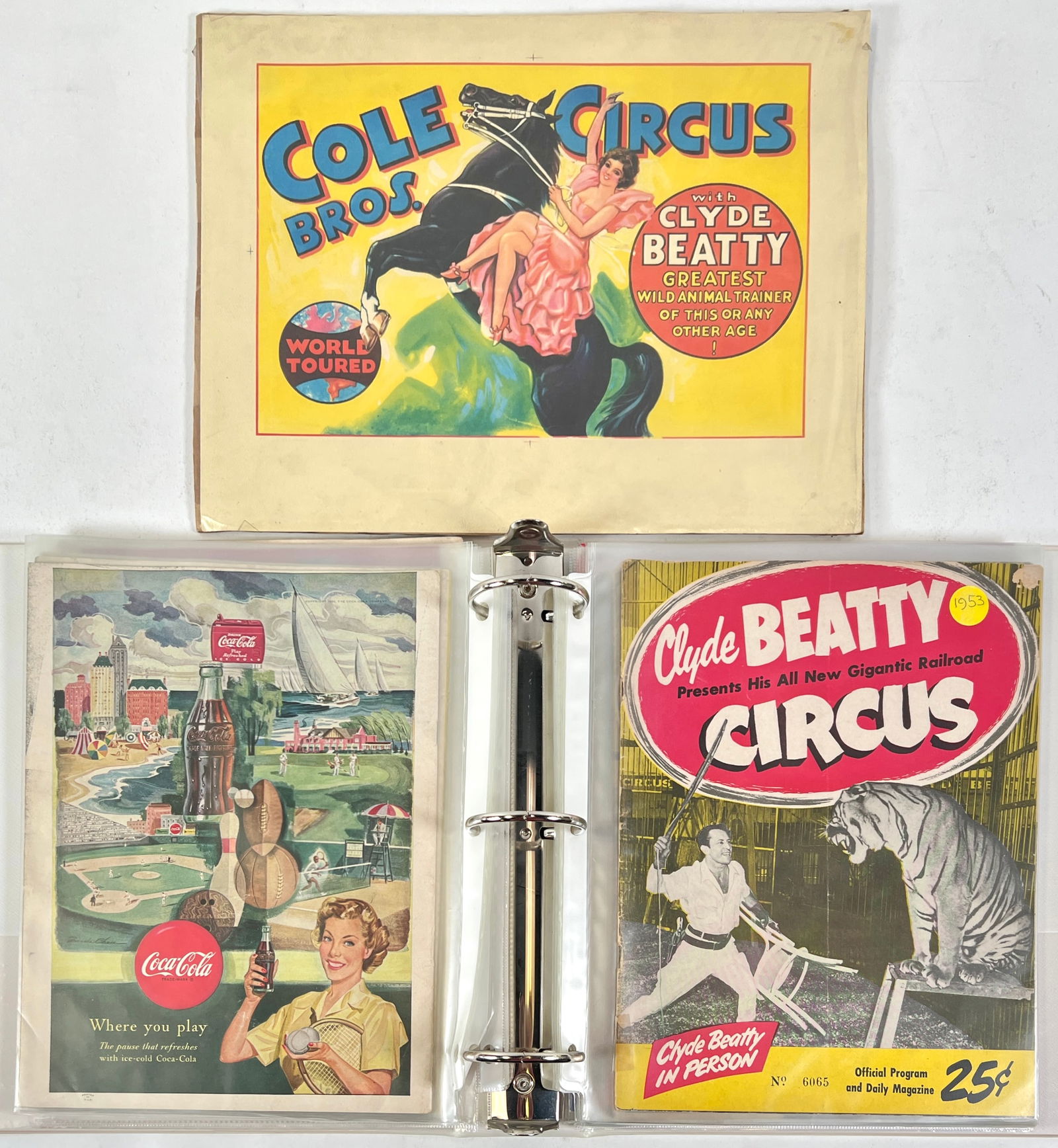 CLYDE BEATTY CIRCUS MEMORABILIA (1 of 3)